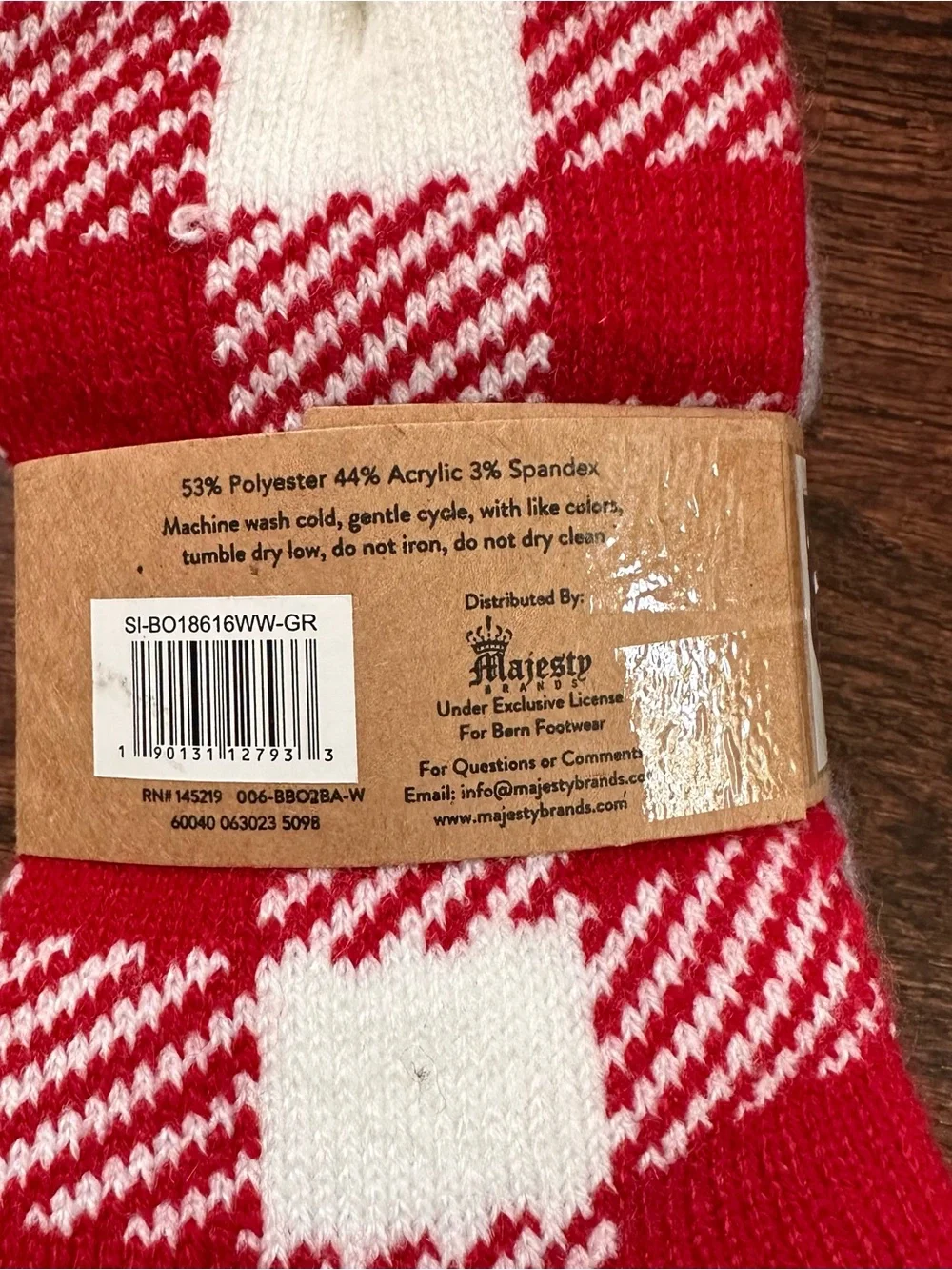NWT Born holiday cabin socks, 2 pairs